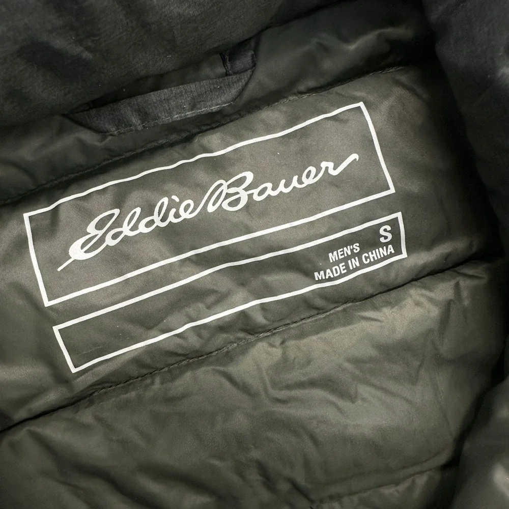 Eddie Bauer CirrusLite Down Vest Dark Green Puffer / Mens Small